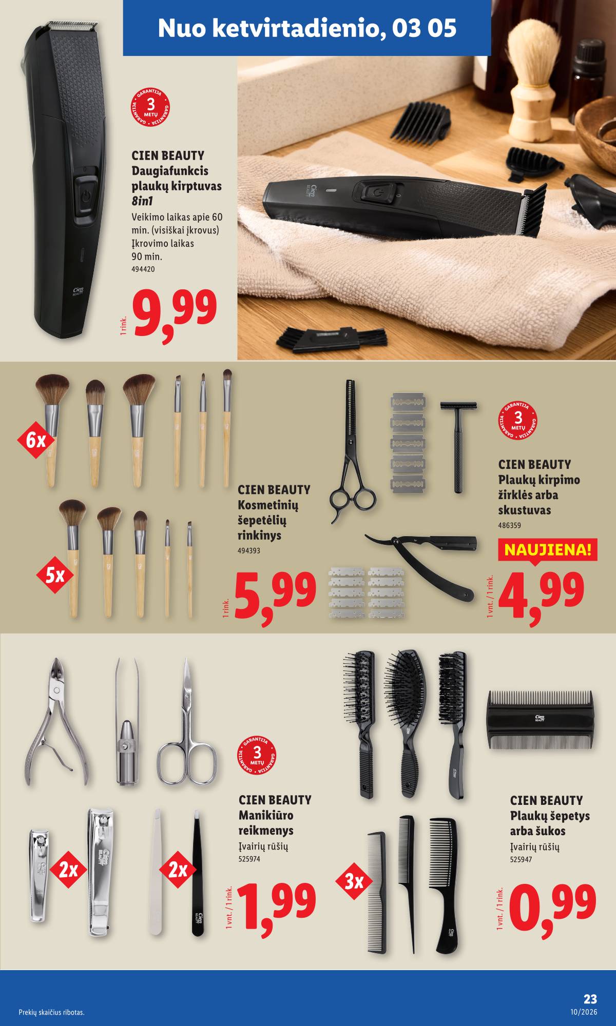 Lidl - LIDL Ne maisto prekių akcijų leidinys 23 puslapis