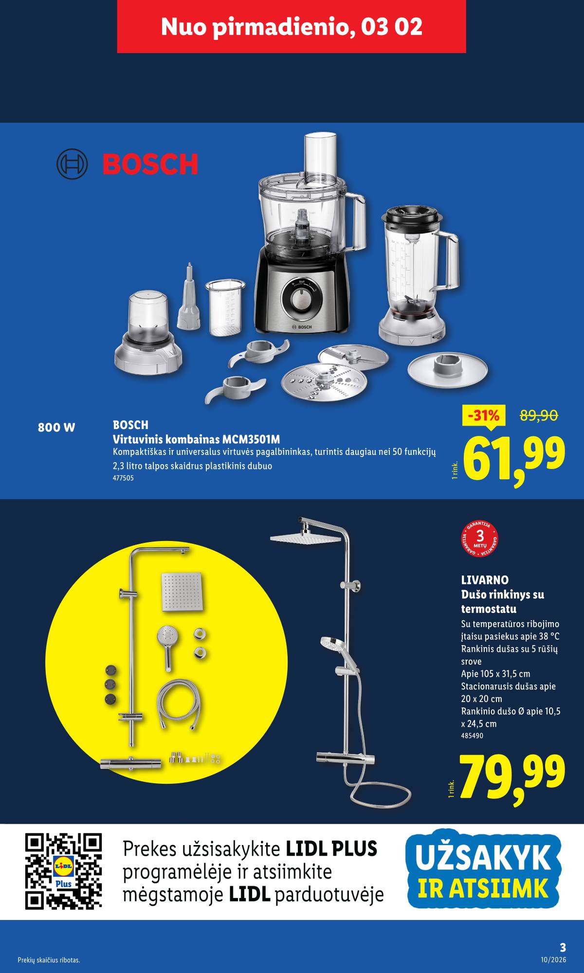 Lidl - LIDL Ne maisto prekių akcijų leidinys 3 puslapis