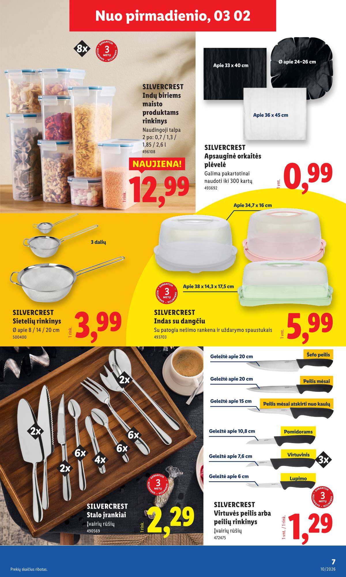 Lidl - LIDL Ne maisto prekių akcijų leidinys 7 puslapis