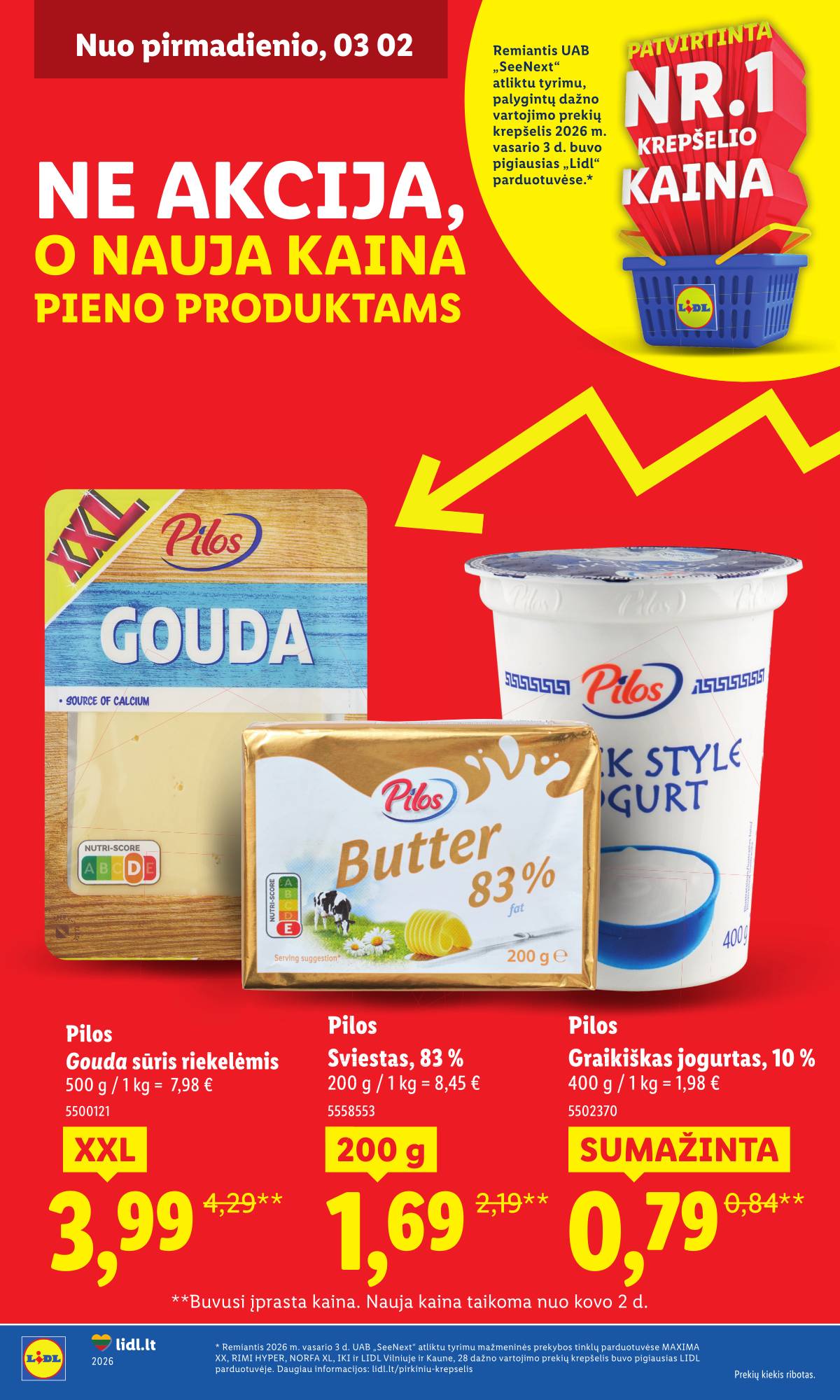 Lidl - Toliau mažiname kainas 1 puslapis