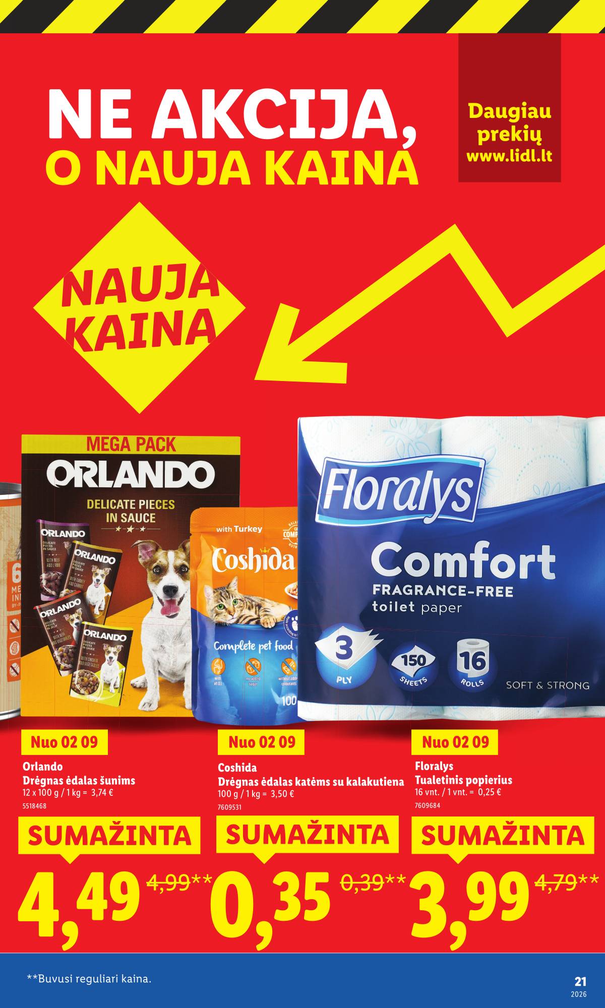 Lidl - Toliau mažiname kainas 21 puslapis