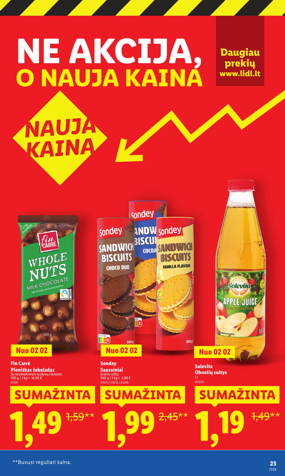 Lidl - Toliau mažiname kainas 23 puslapis