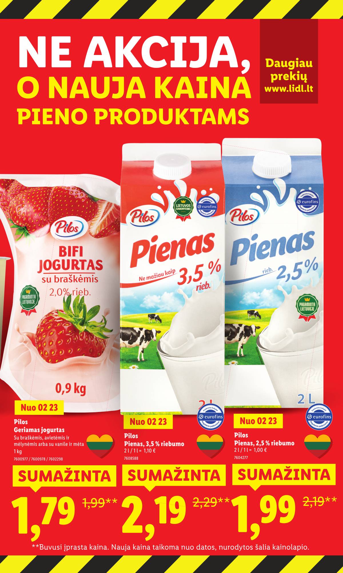 Lidl - Toliau mažiname kainas 9 puslapis
