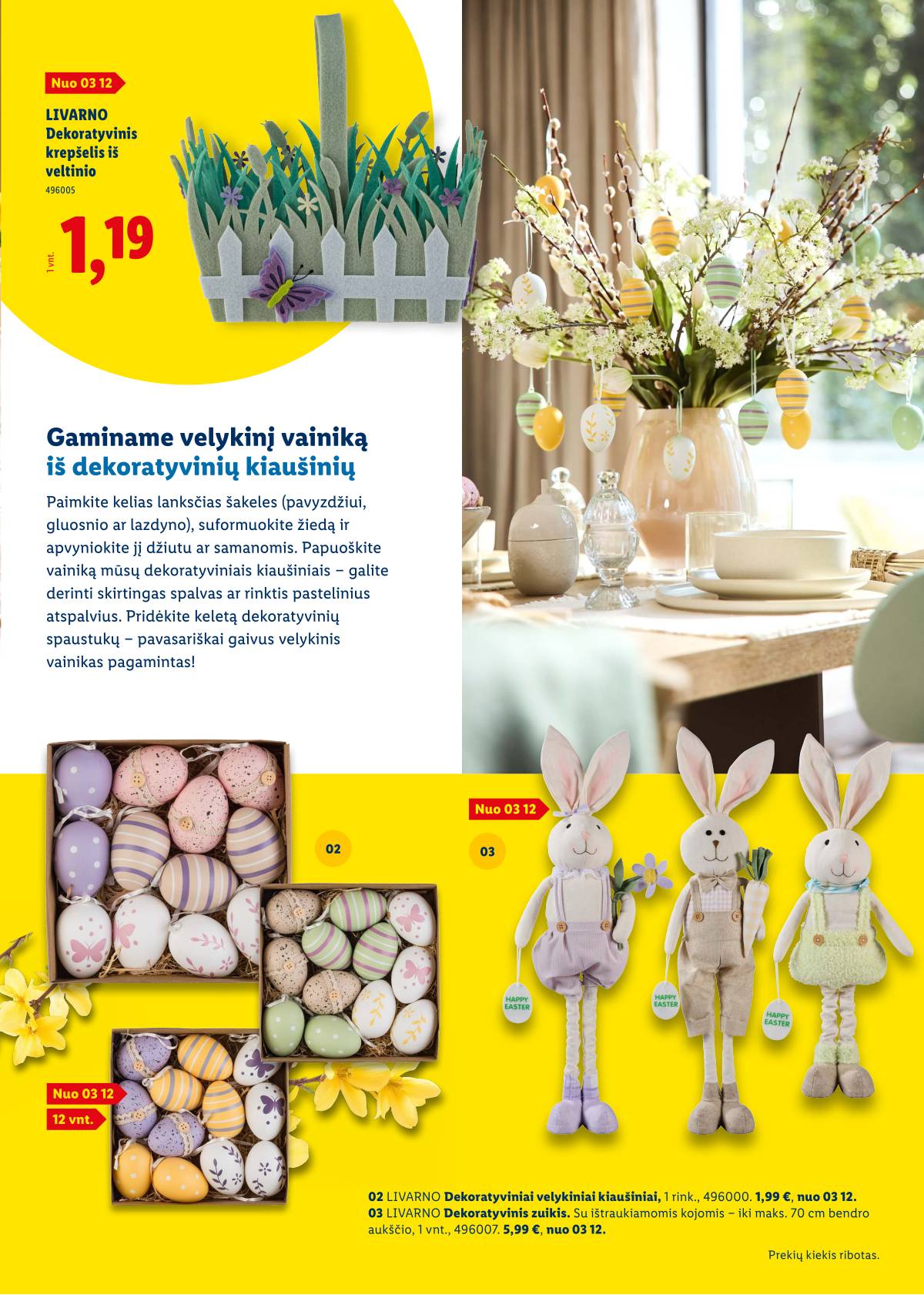 Lidl - Velykų katalogas 35 puslapis