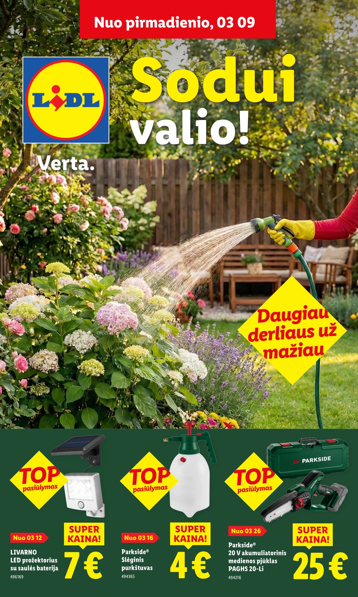 Lidl - Antrasis LIDL nuo Pirmadienio akcijų leidinys 1 puslapis