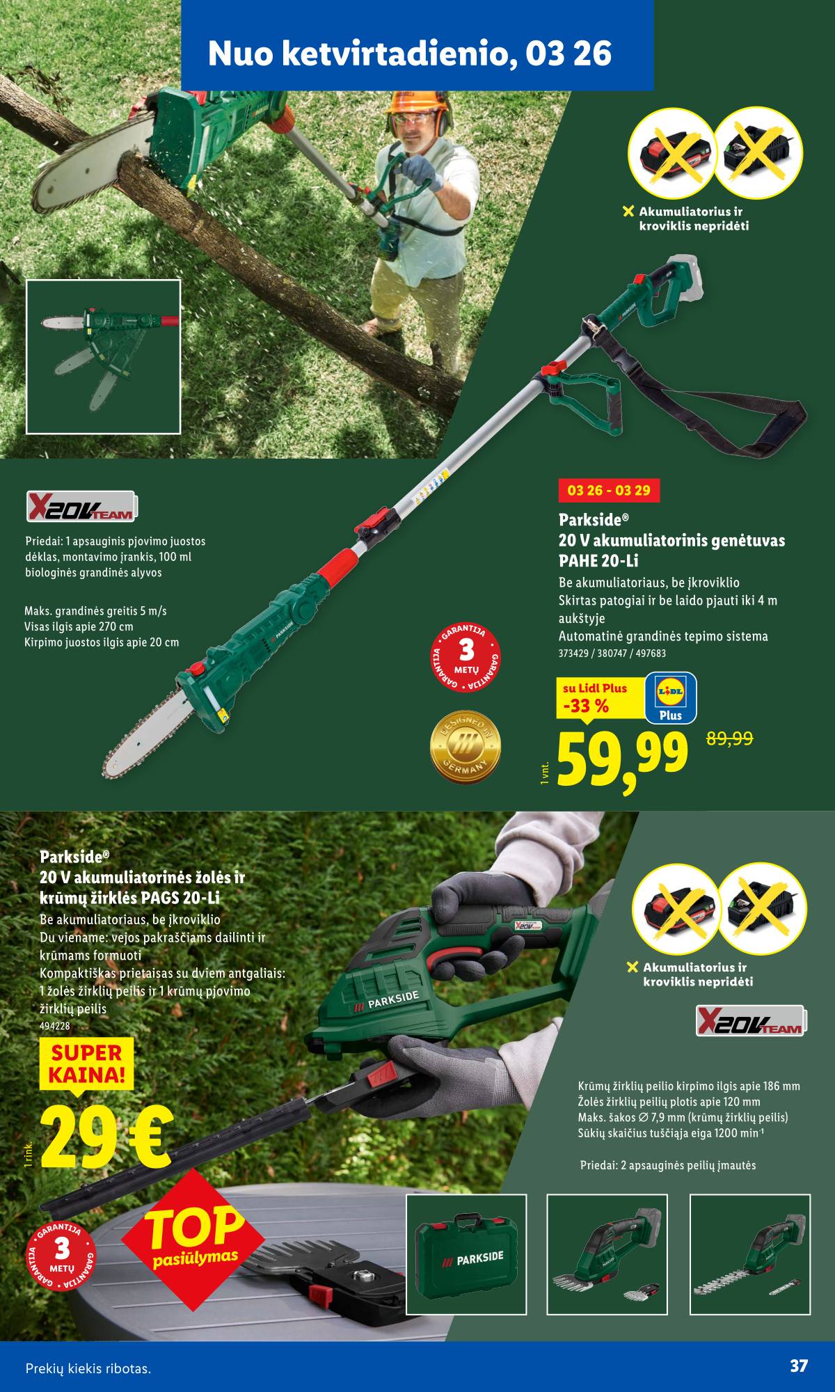 Lidl - Antrasis LIDL nuo Pirmadienio akcijų leidinys 37 puslapis