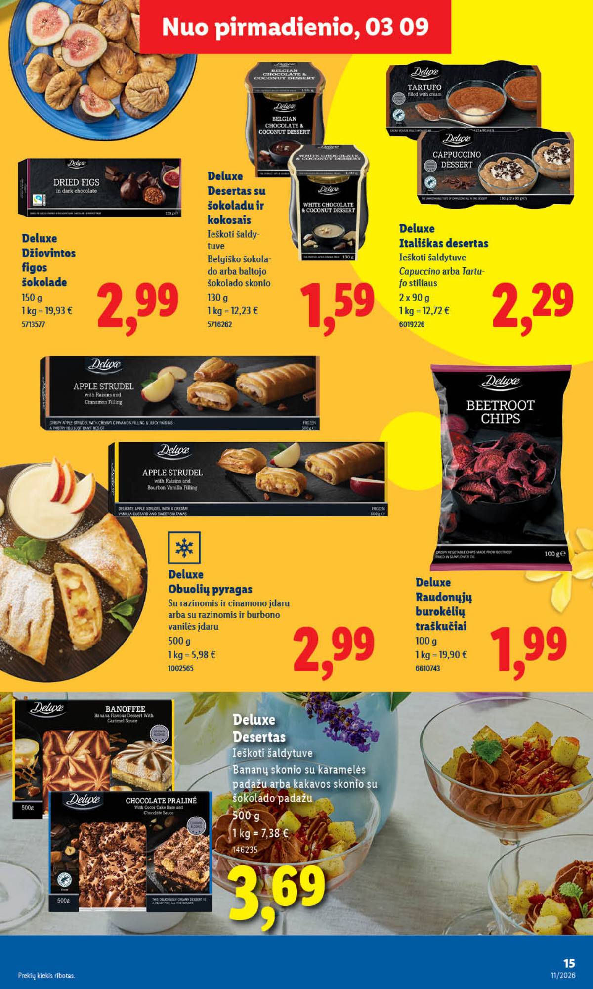 Lidl - LIDL SAVAITĖS Maisto prekių akcijų leidinys 15 puslapis