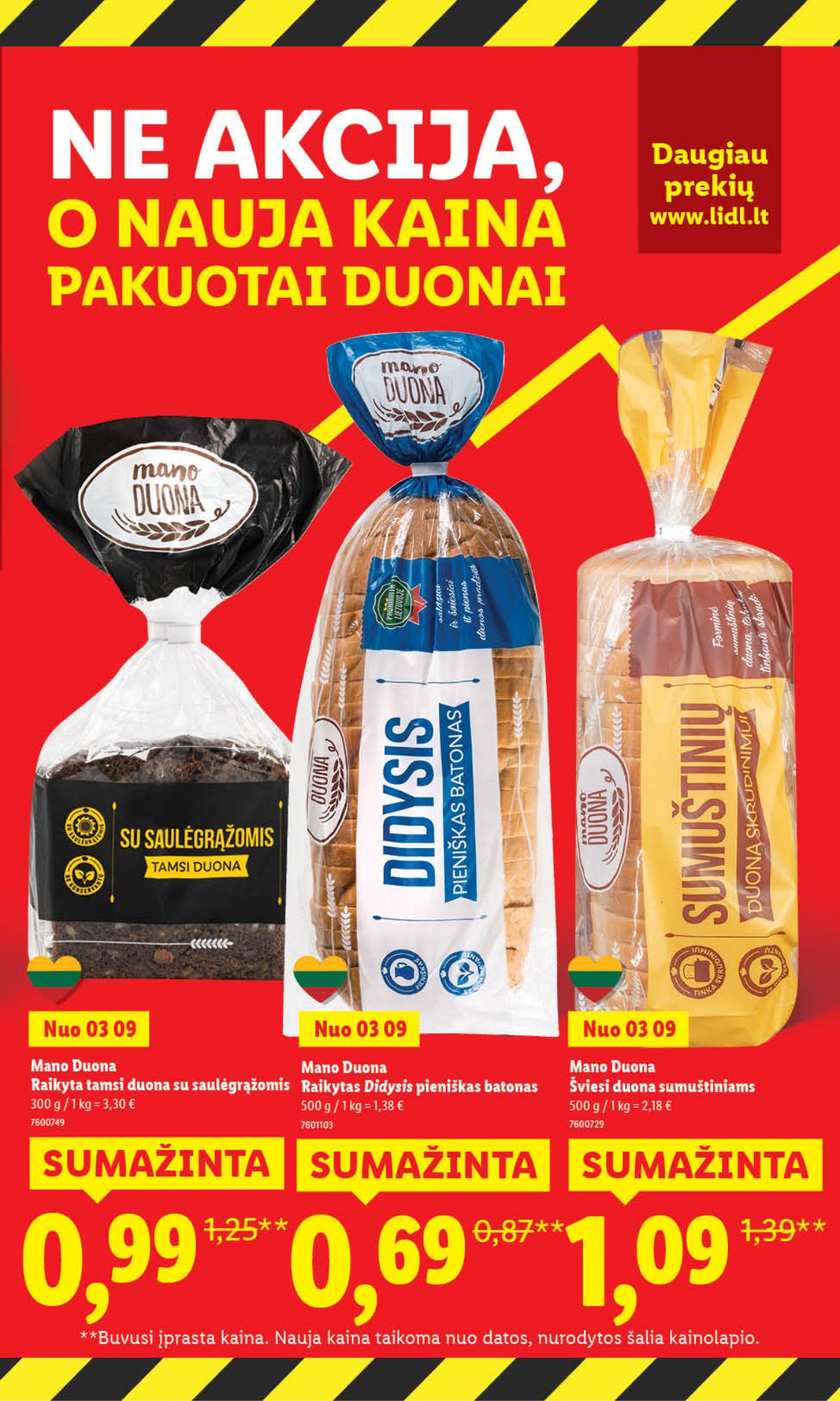 Lidl - LIDL SAVAITĖS Maisto prekių akcijų leidinys 3 puslapis