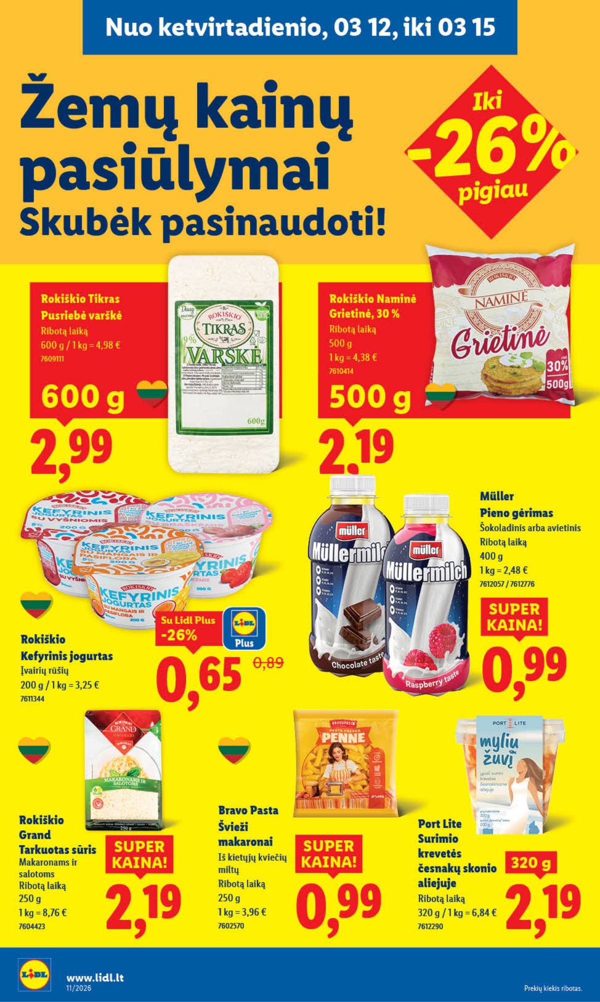 Lidl - LIDL SAVAITĖS Maisto prekių akcijų leidinys 32 puslapis