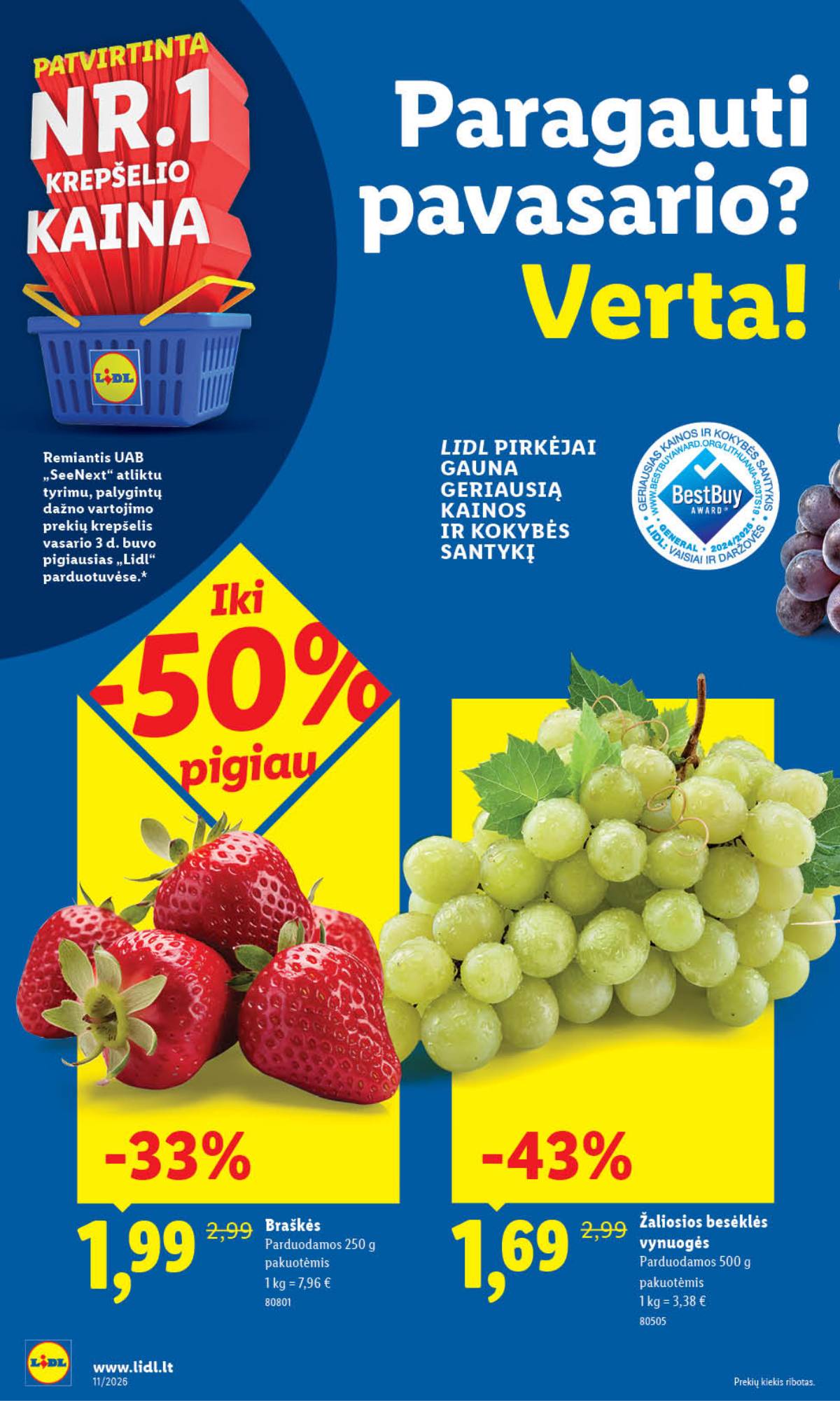 Lidl - LIDL SAVAITĖS Maisto prekių akcijų leidinys 36 puslapis