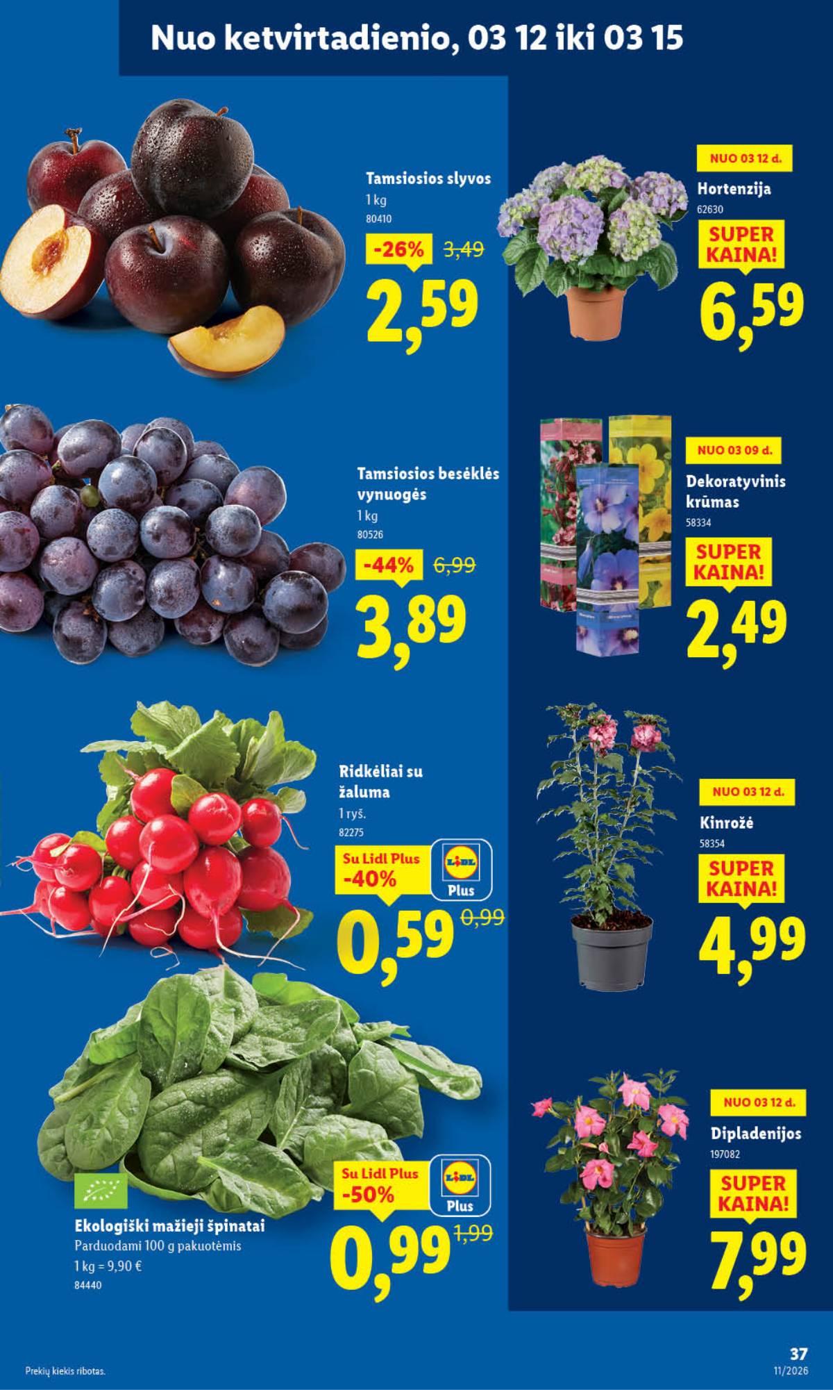Lidl - LIDL SAVAITĖS Maisto prekių akcijų leidinys 37 puslapis