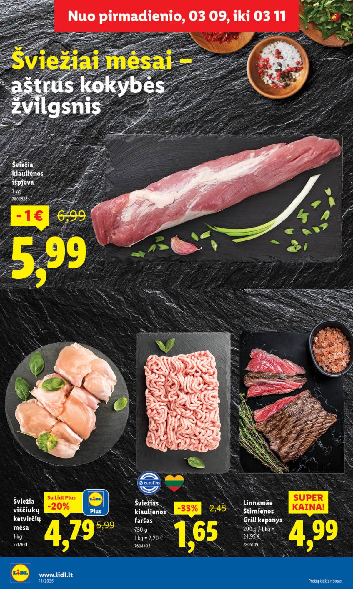 Lidl - LIDL SAVAITĖS Maisto prekių akcijų leidinys 8 puslapis
