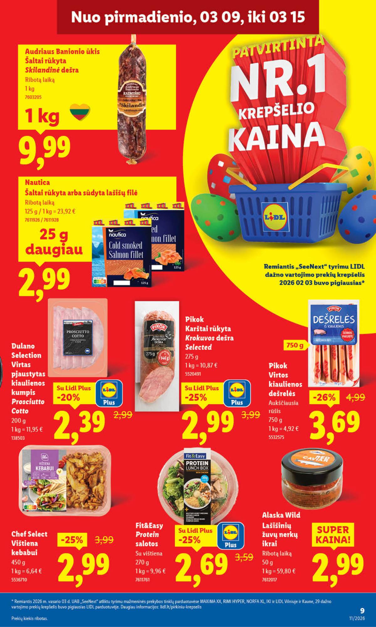 Lidl - LIDL SAVAITĖS Maisto prekių akcijų leidinys 9 puslapis