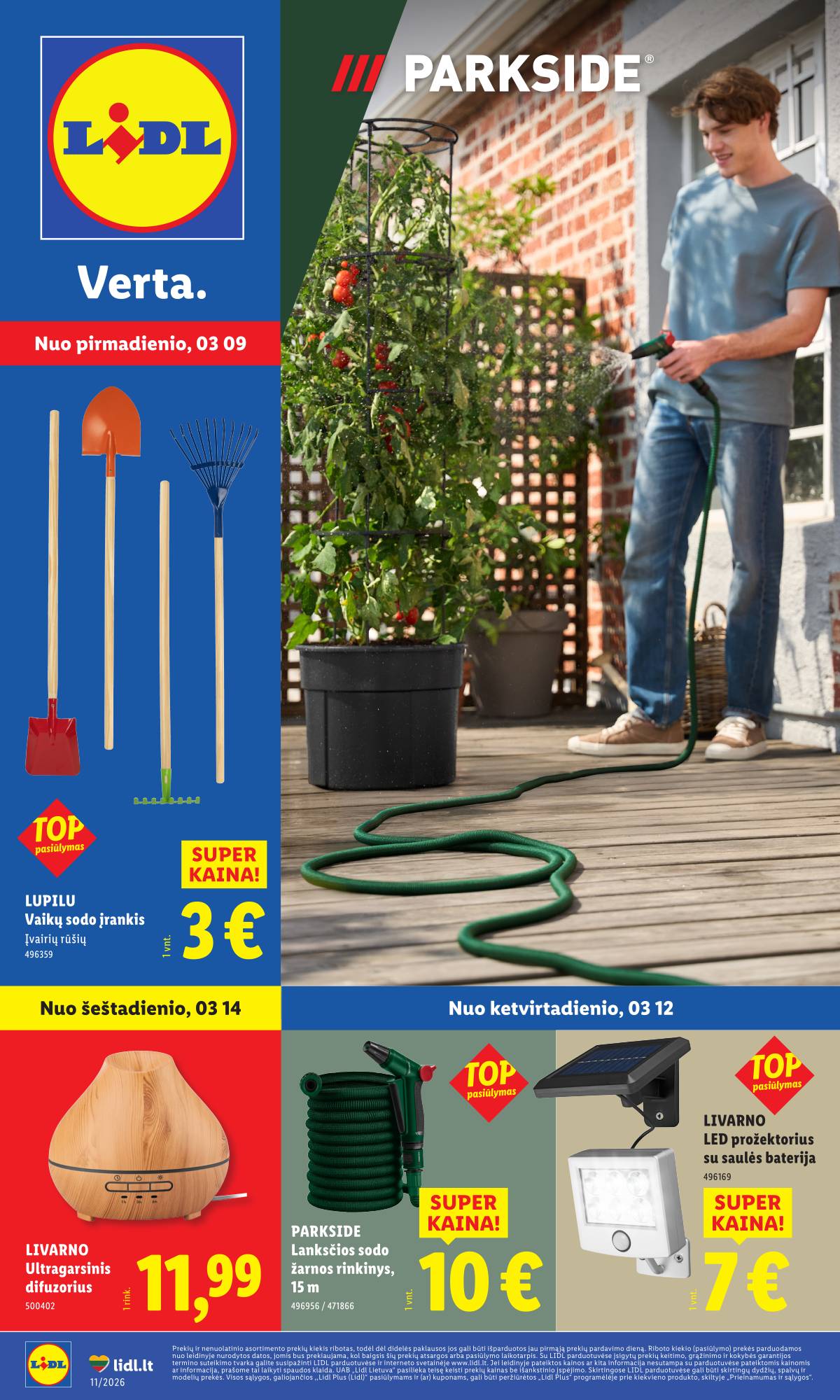 Lidl - LIDL Ne maisto prekių akcijų leidinys 1 puslapis