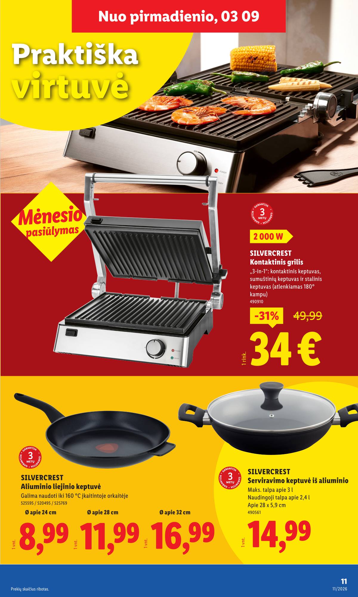 Lidl - LIDL Ne maisto prekių akcijų leidinys 11 puslapis