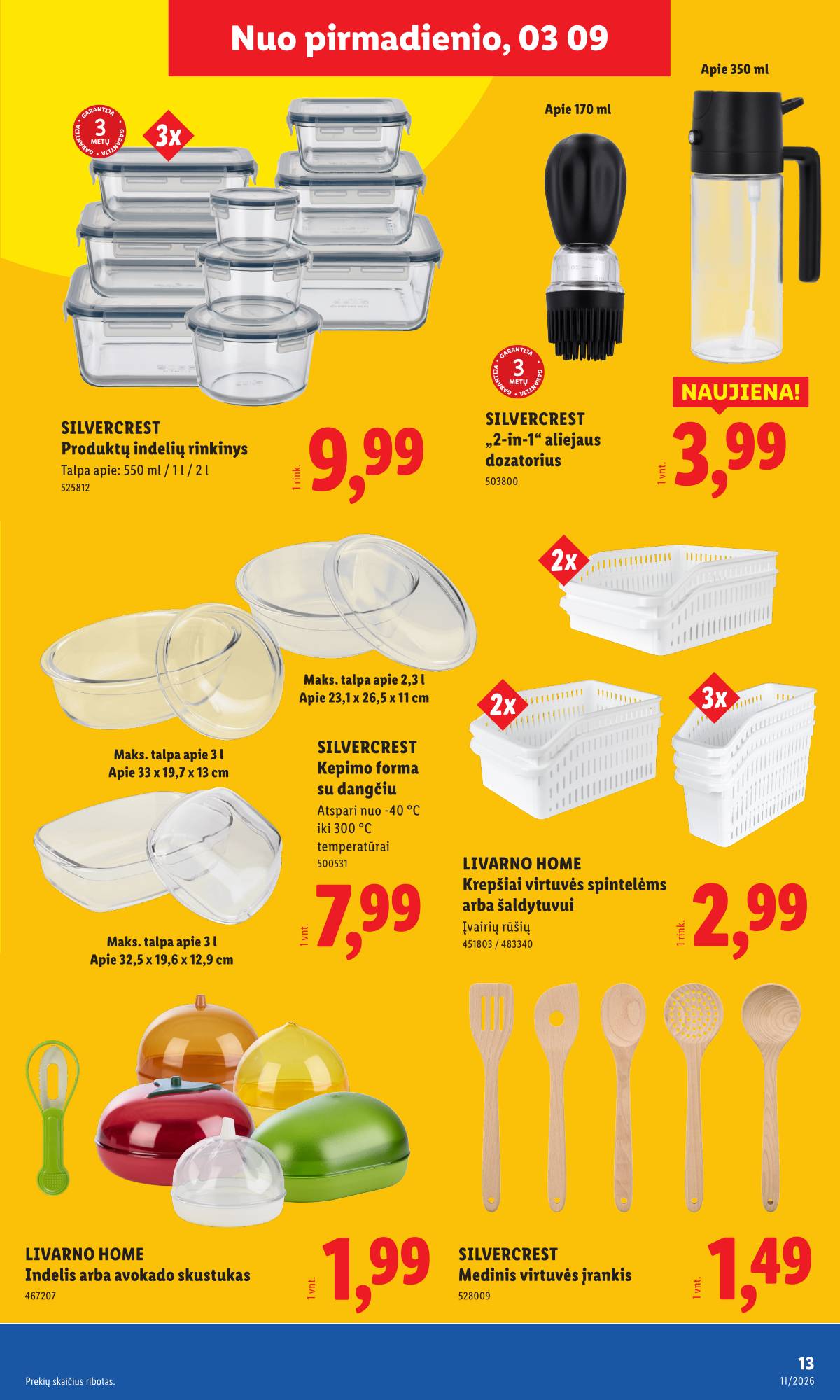 Lidl - LIDL Ne maisto prekių akcijų leidinys 13 puslapis