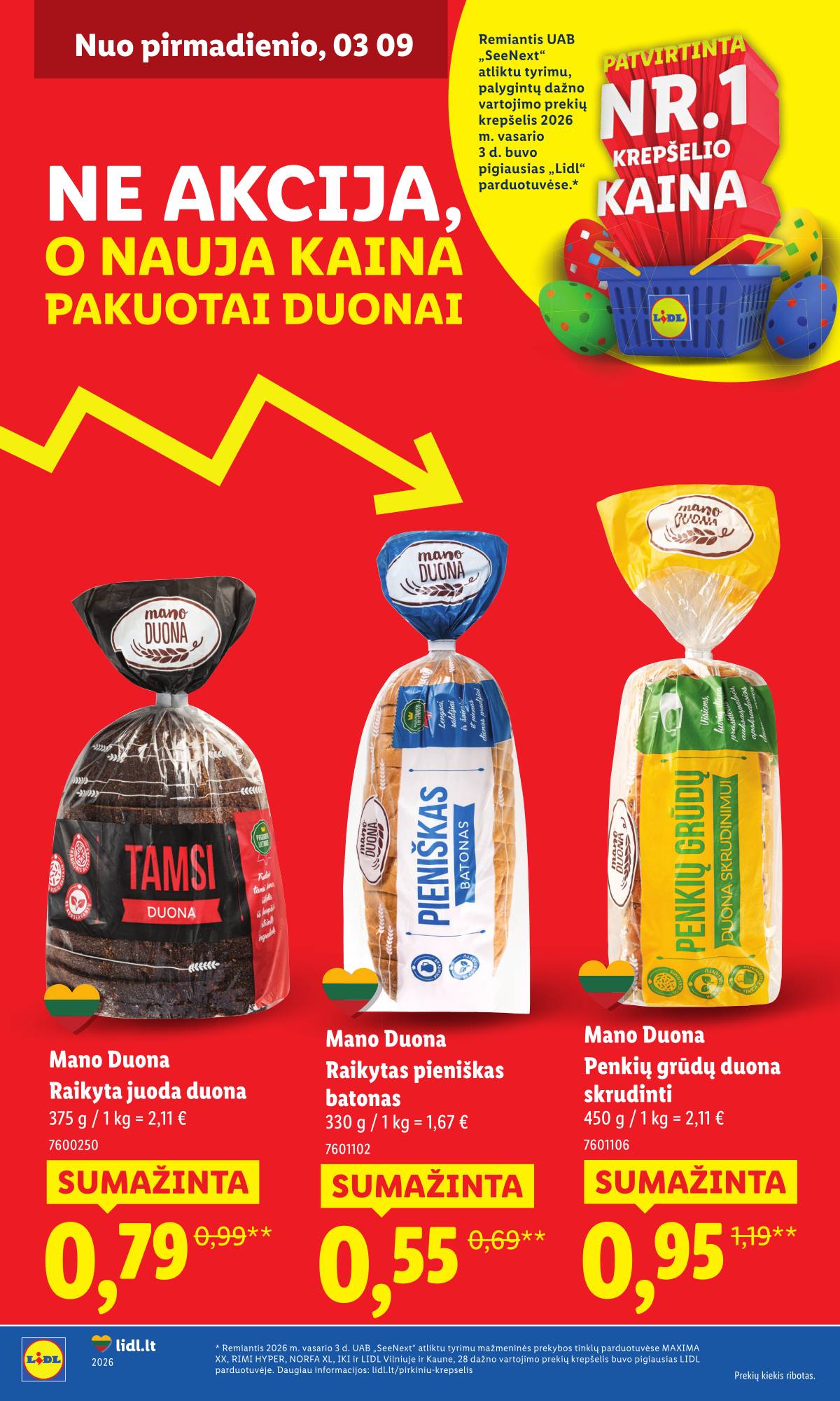 Lidl - Toliau mažiname kainas 1 puslapis