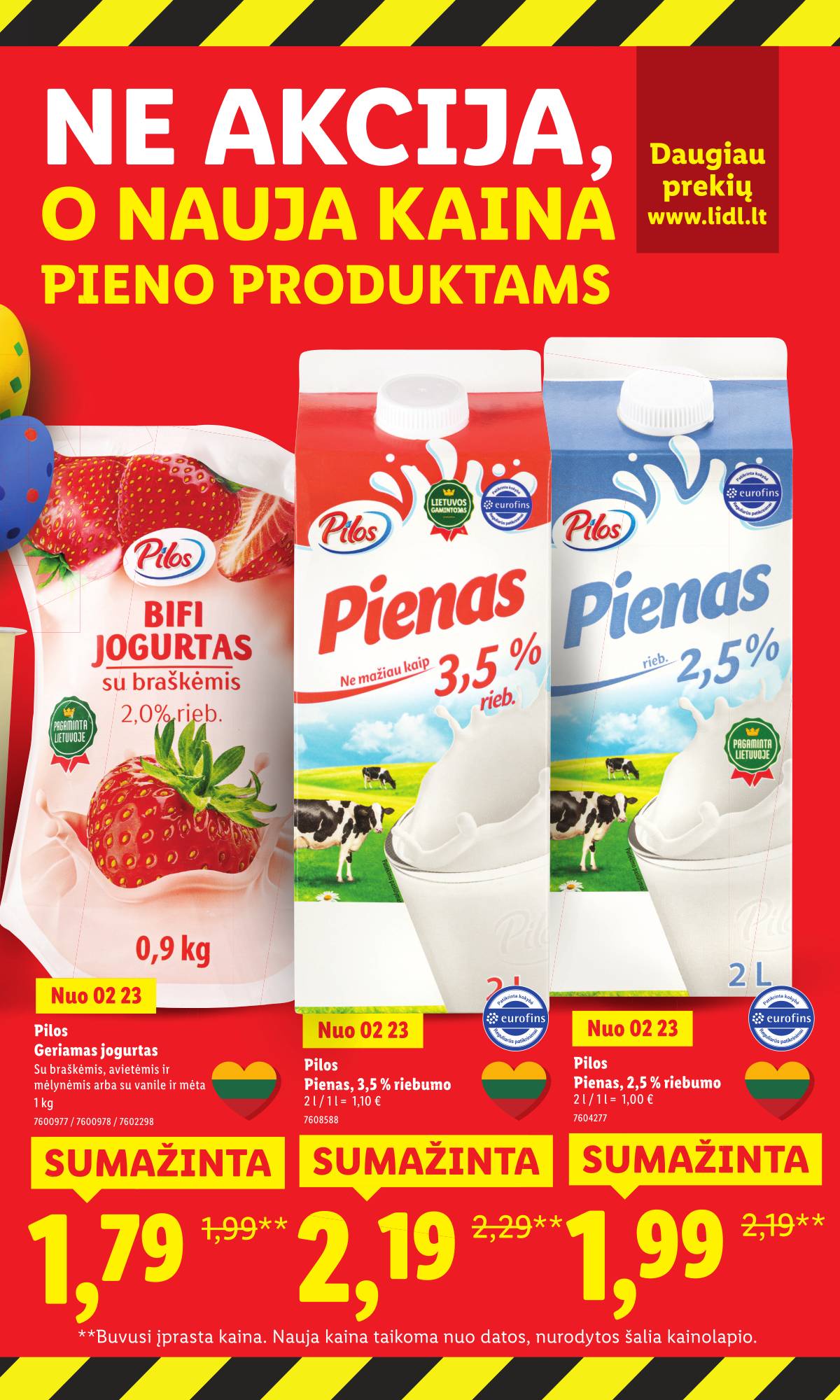 Lidl - Toliau mažiname kainas 13 puslapis