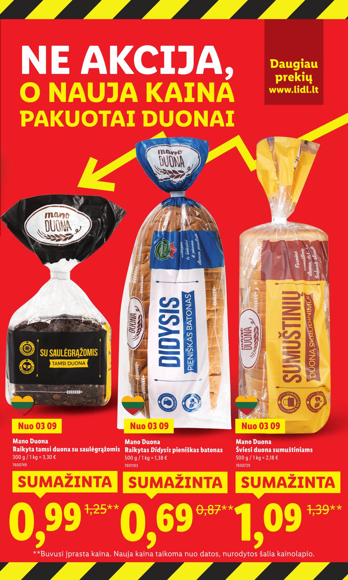 Lidl - Toliau mažiname kainas 3 puslapis