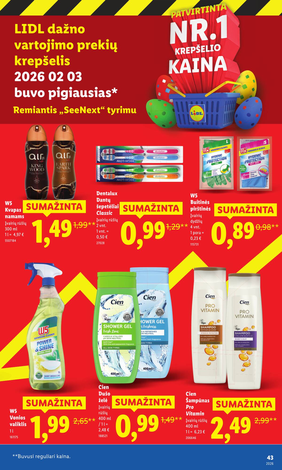 Lidl - Toliau mažiname kainas 43 puslapis