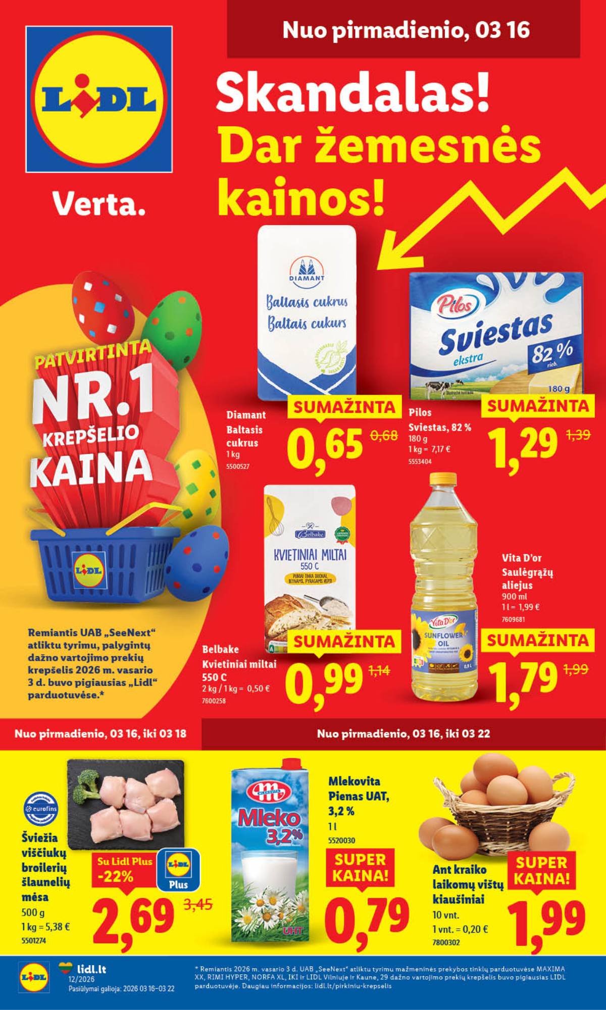 Lidl - LIDL SAVAITĖS Maisto prekių akcijų leidinys 1 puslapis