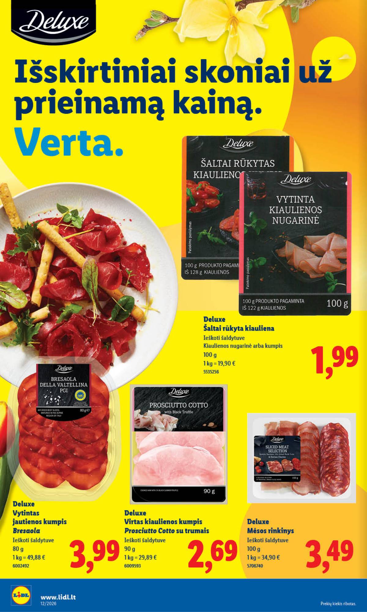 Lidl - LIDL SAVAITĖS Maisto prekių akcijų leidinys 10 puslapis