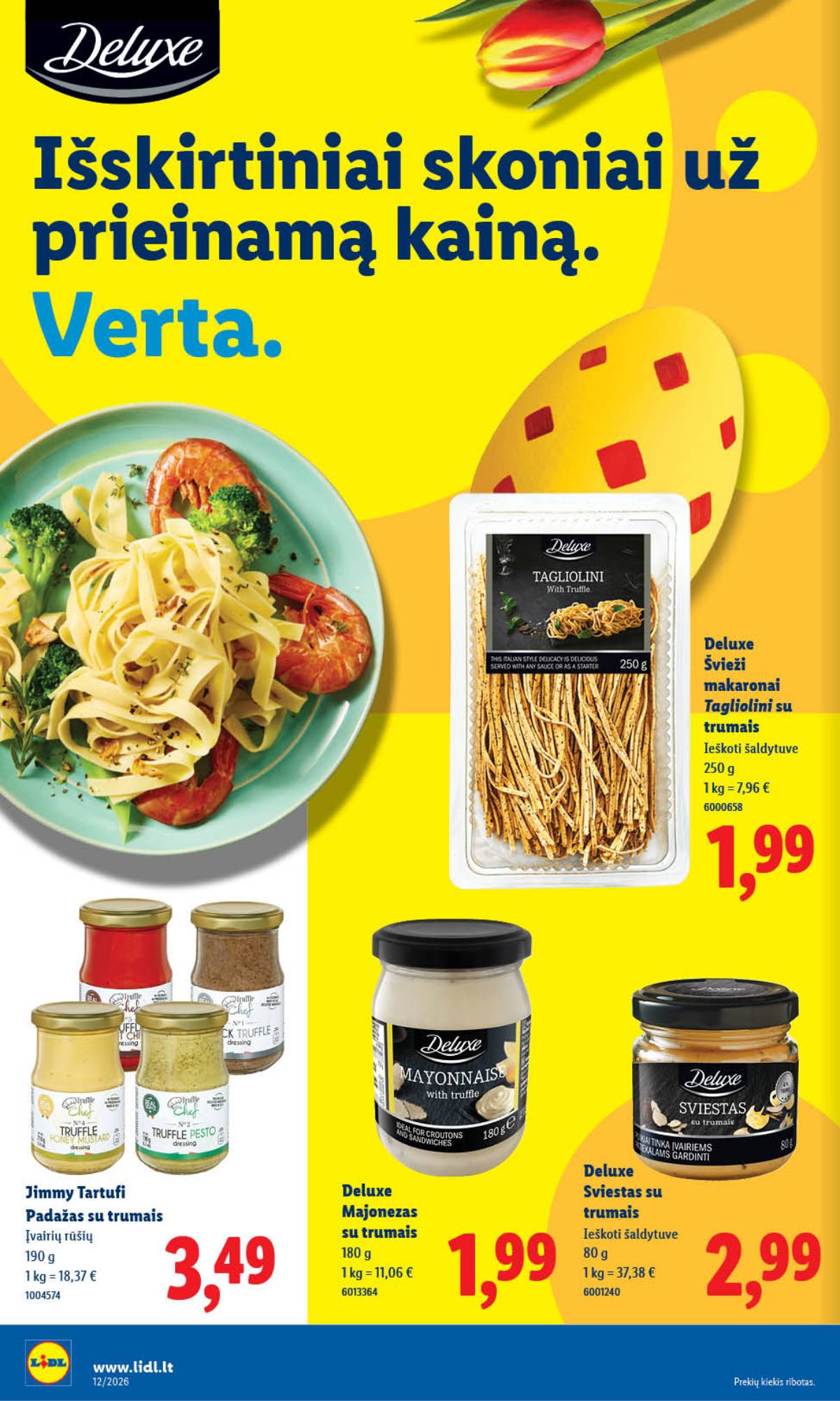 Lidl - LIDL SAVAITĖS Maisto prekių akcijų leidinys 12 puslapis