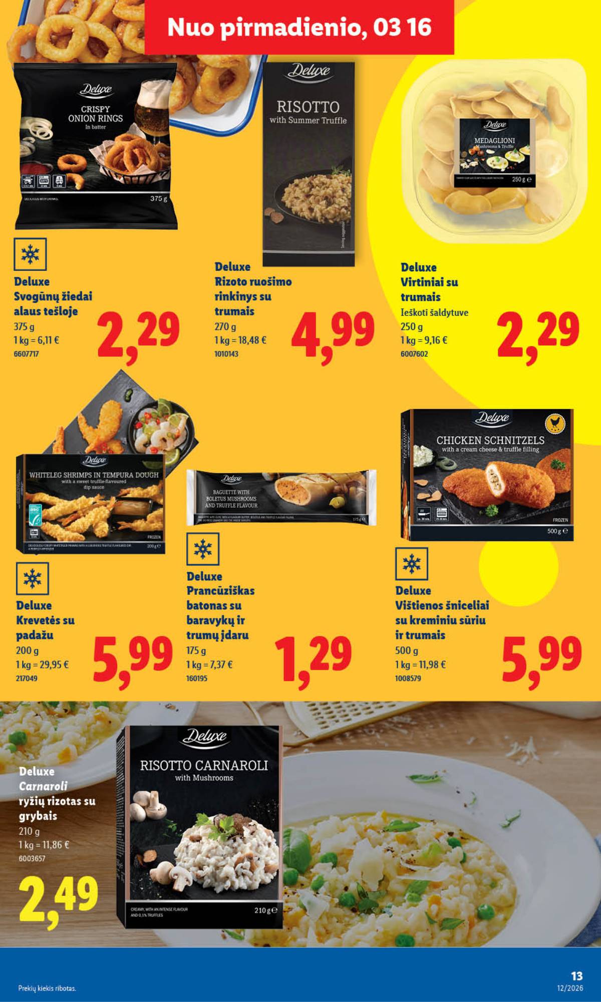 Lidl - LIDL SAVAITĖS Maisto prekių akcijų leidinys 13 puslapis
