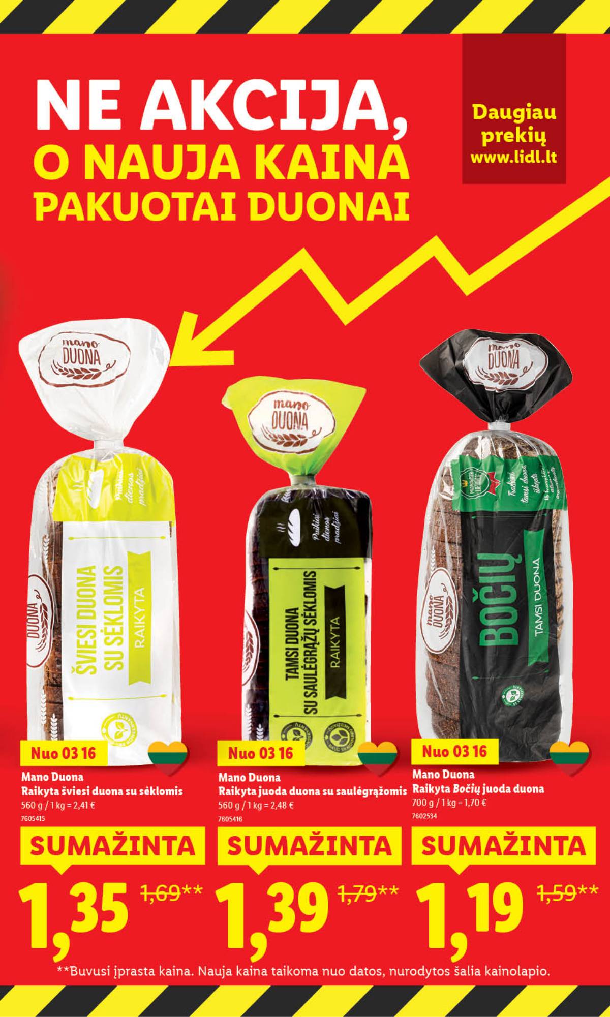 Lidl - LIDL SAVAITĖS Maisto prekių akcijų leidinys 3 puslapis