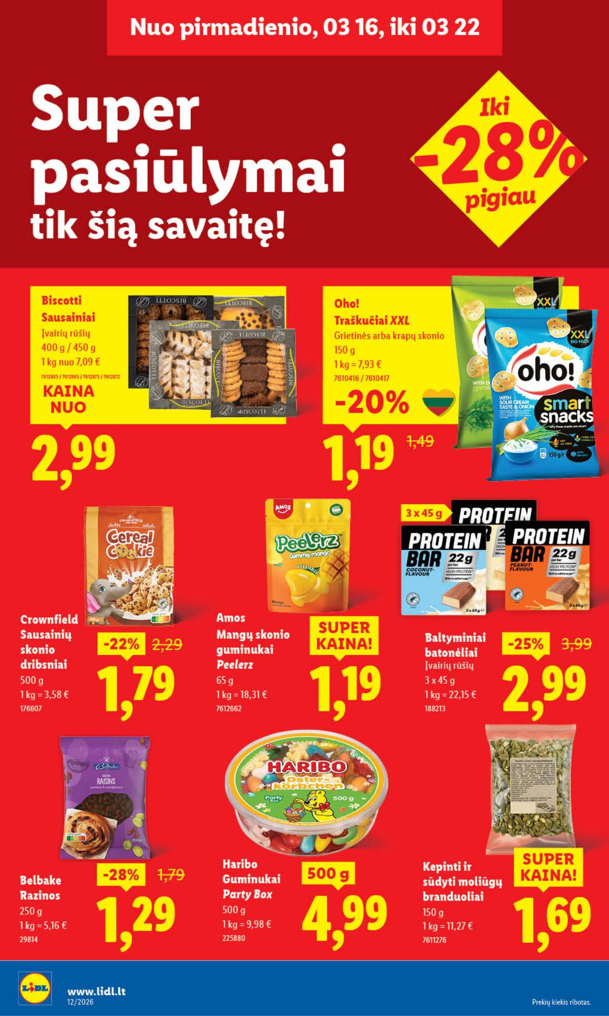 Lidl - LIDL SAVAITĖS Maisto prekių akcijų leidinys 31 puslapis