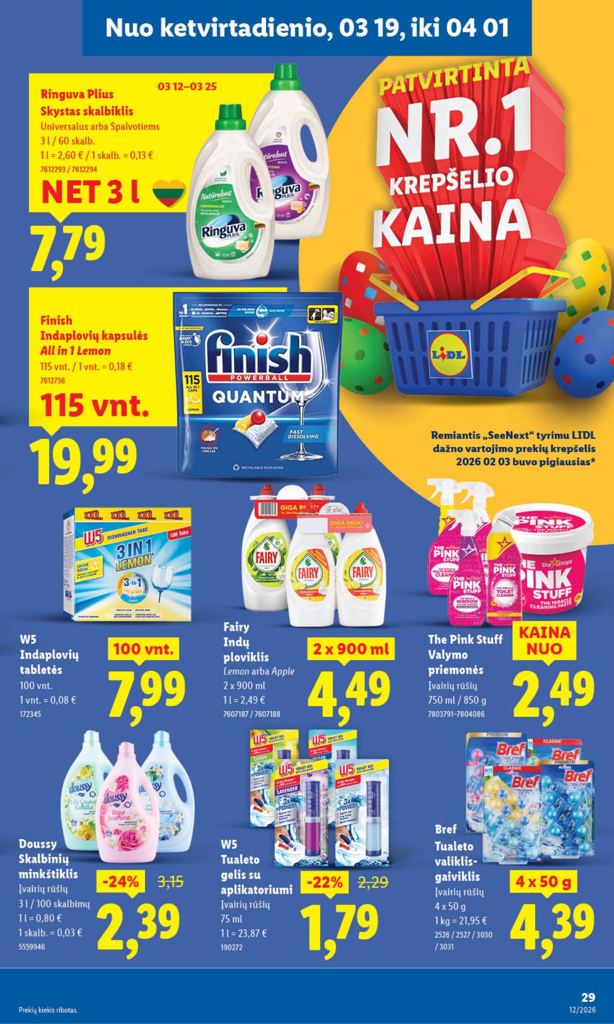 Lidl - LIDL SAVAITĖS Maisto prekių akcijų leidinys 36 puslapis