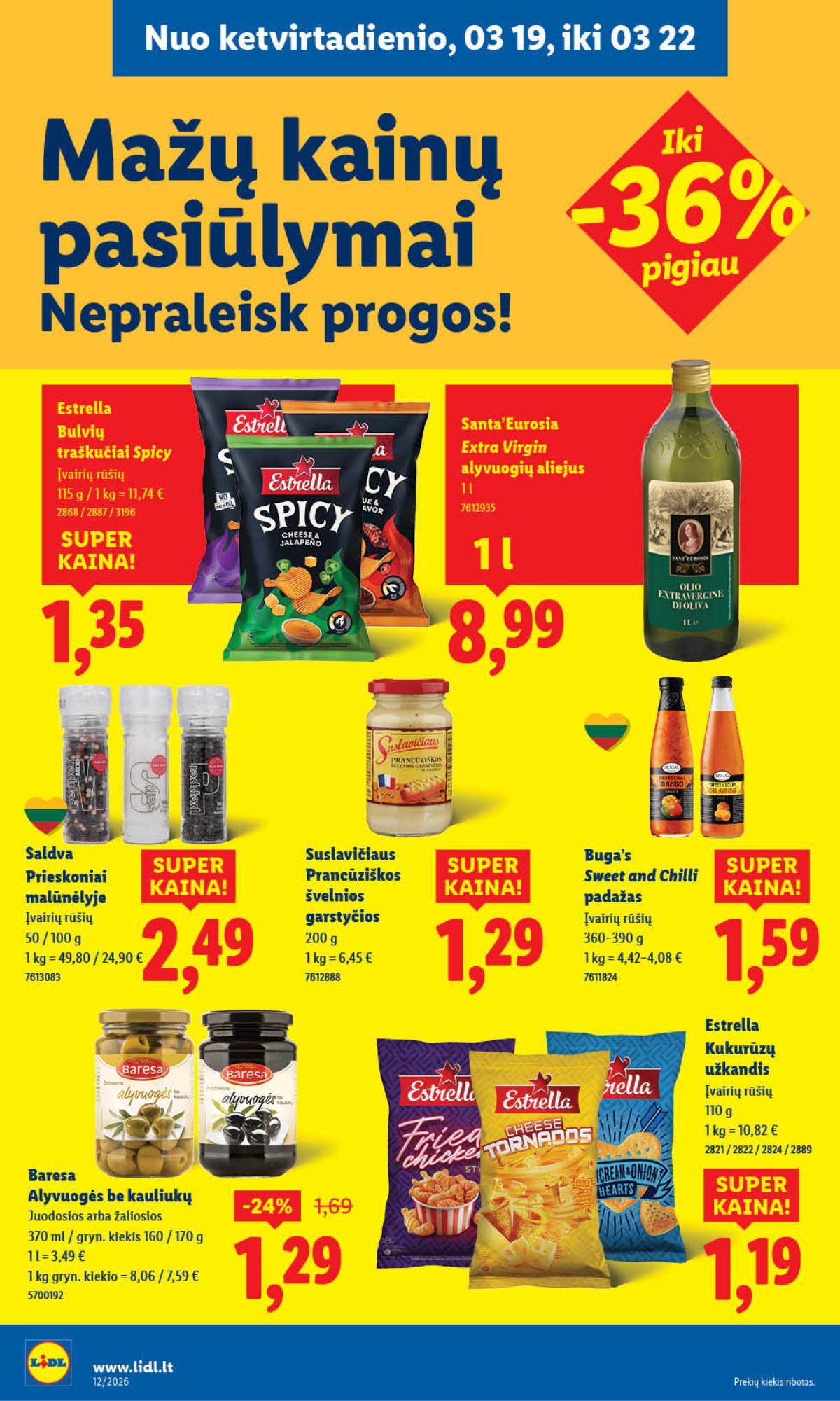 Lidl - LIDL SAVAITĖS Maisto prekių akcijų leidinys 37 puslapis