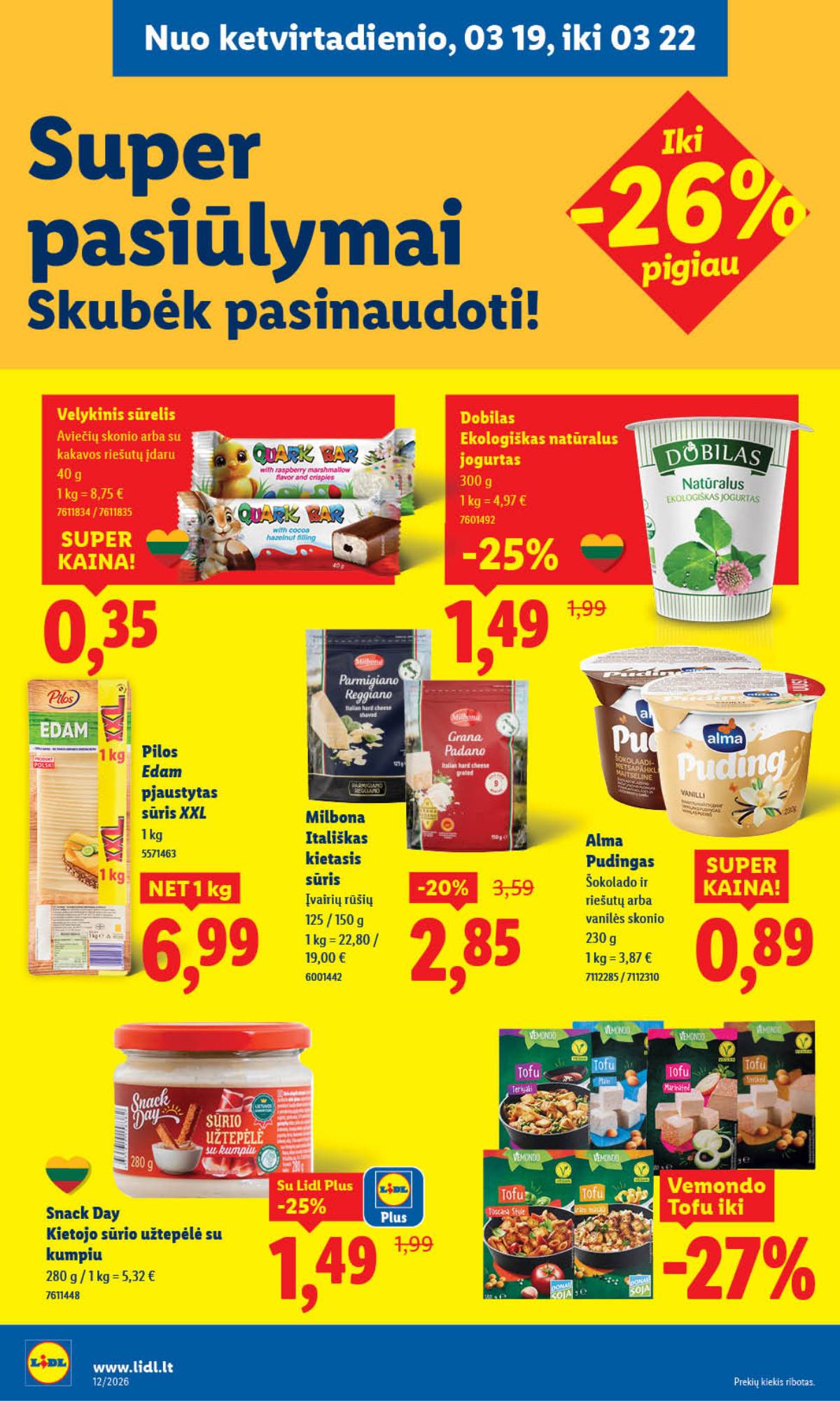 Lidl - LIDL SAVAITĖS Maisto prekių akcijų leidinys 39 puslapis
