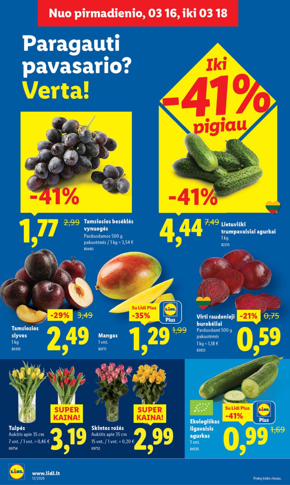 Lidl - LIDL SAVAITĖS Maisto prekių akcijų leidinys 4 puslapis