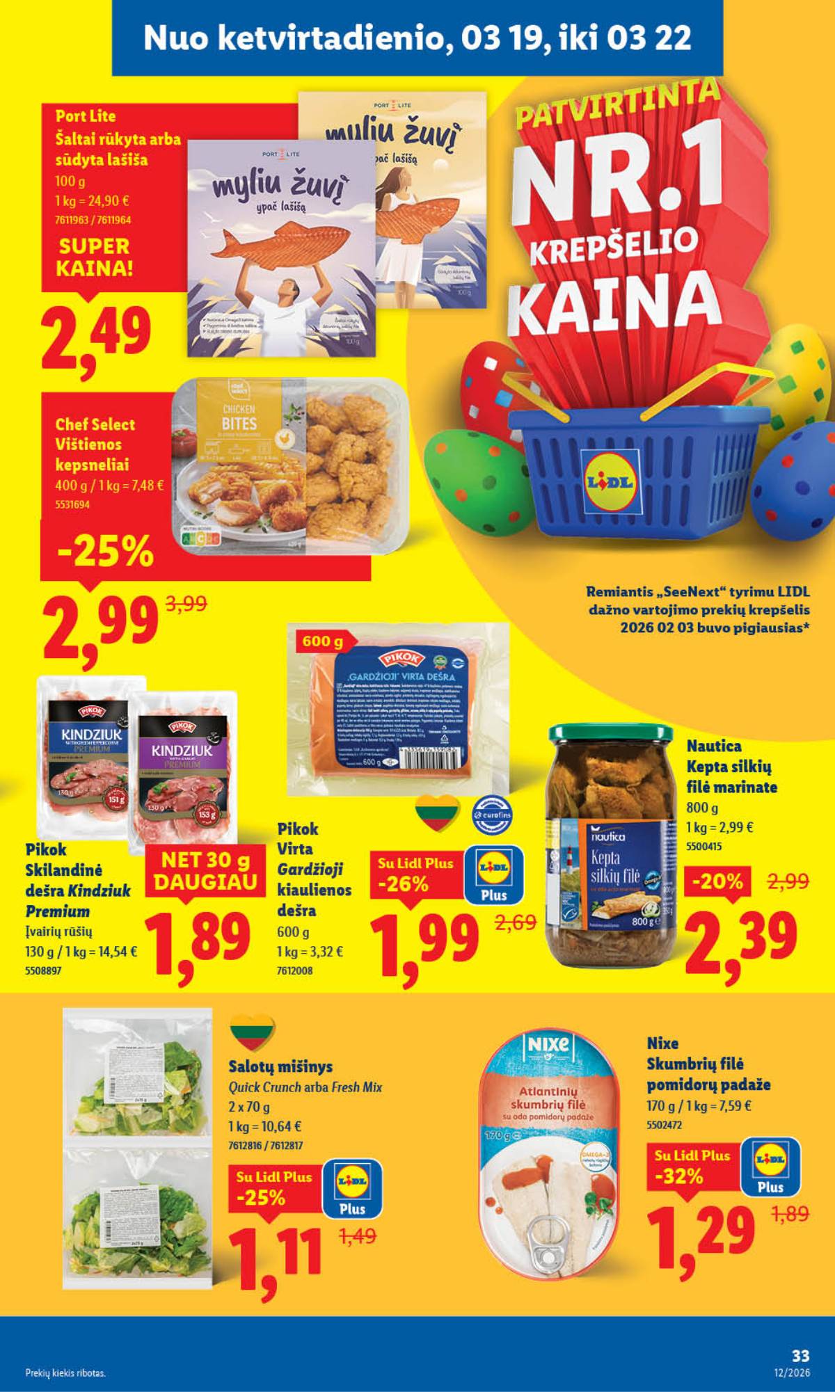 Lidl - LIDL SAVAITĖS Maisto prekių akcijų leidinys 40 puslapis