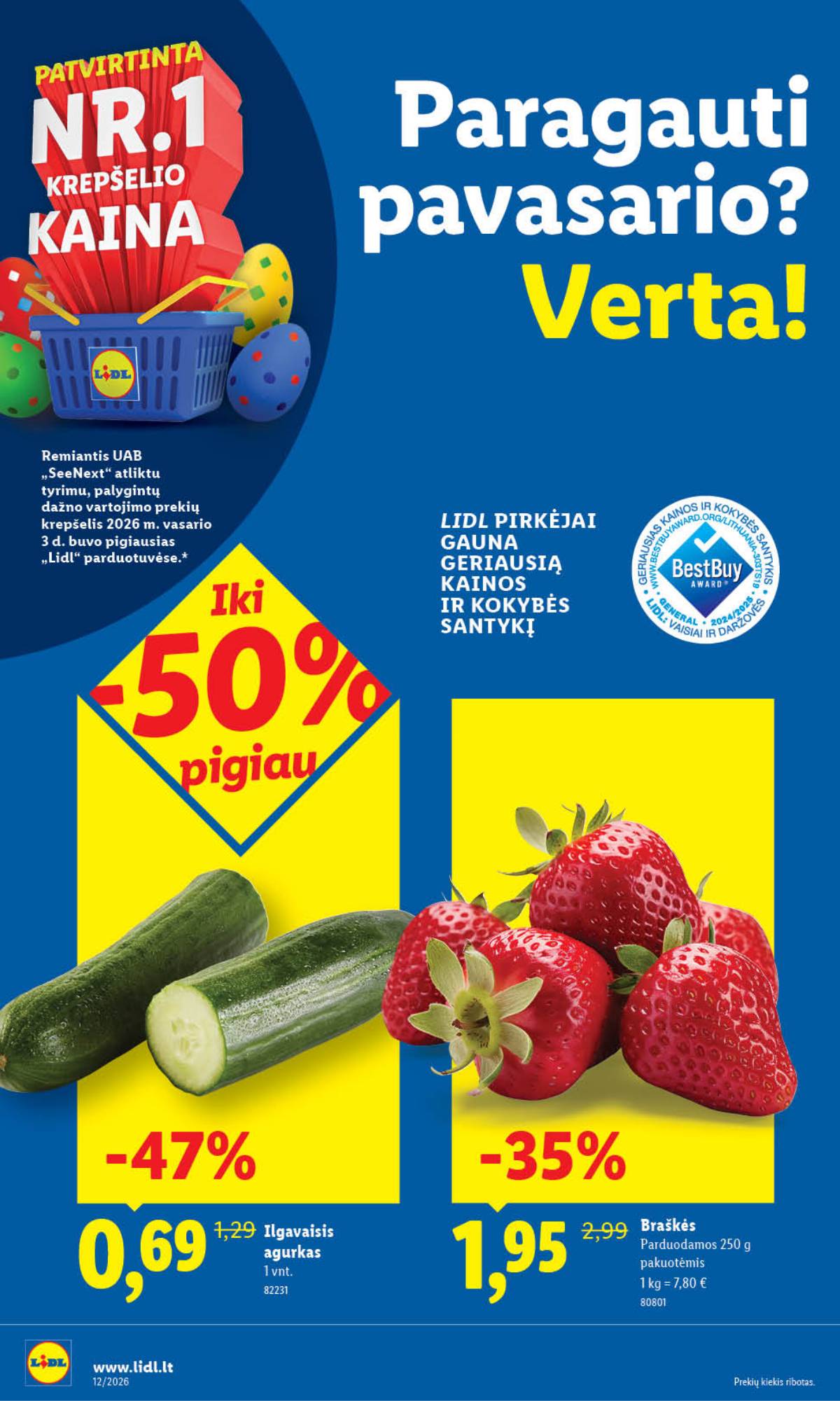 Lidl - LIDL SAVAITĖS Maisto prekių akcijų leidinys 43 puslapis