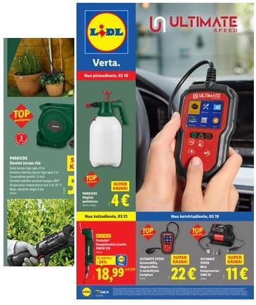 Lidl - LIDL Ne maisto prekių akcijų leidinys 2026-03-16 – 2026-03-22