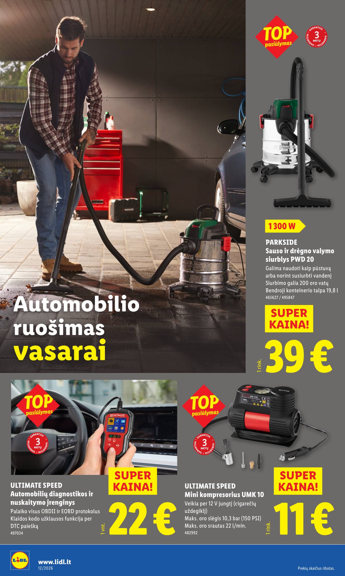 Lidl - LIDL Ne maisto prekių akcijų leidinys 10 puslapis