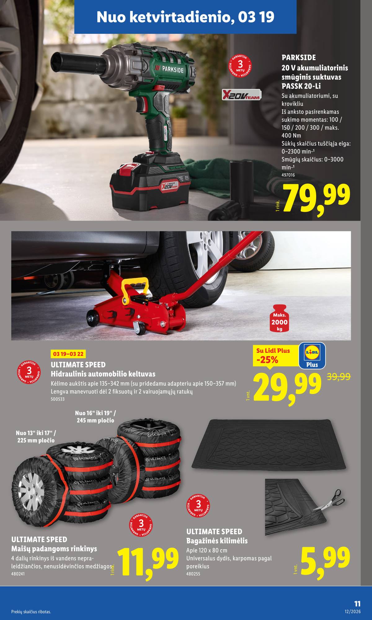 Lidl - LIDL Ne maisto prekių akcijų leidinys 11 puslapis