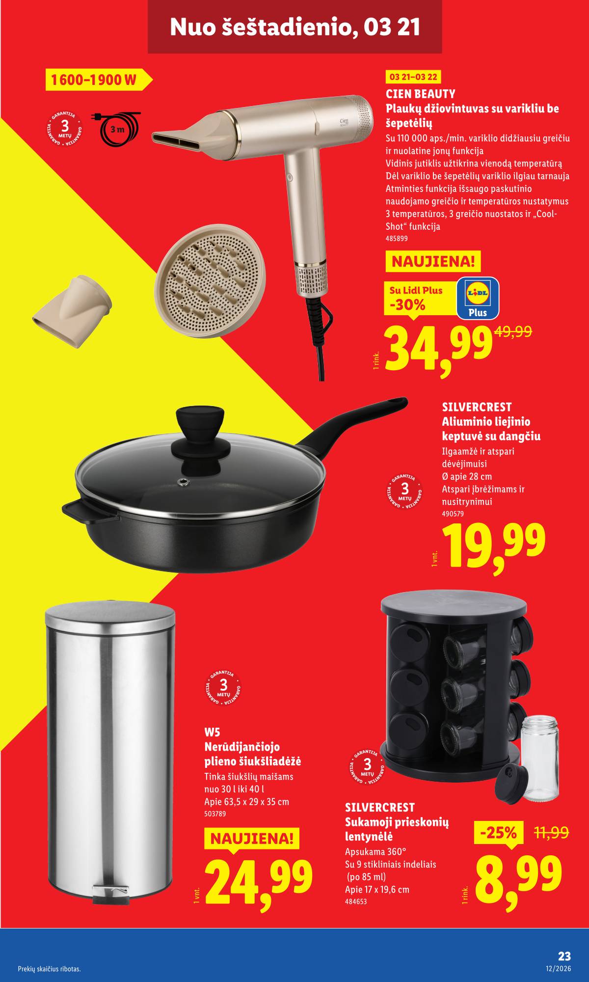 Lidl - LIDL Ne maisto prekių akcijų leidinys 23 puslapis