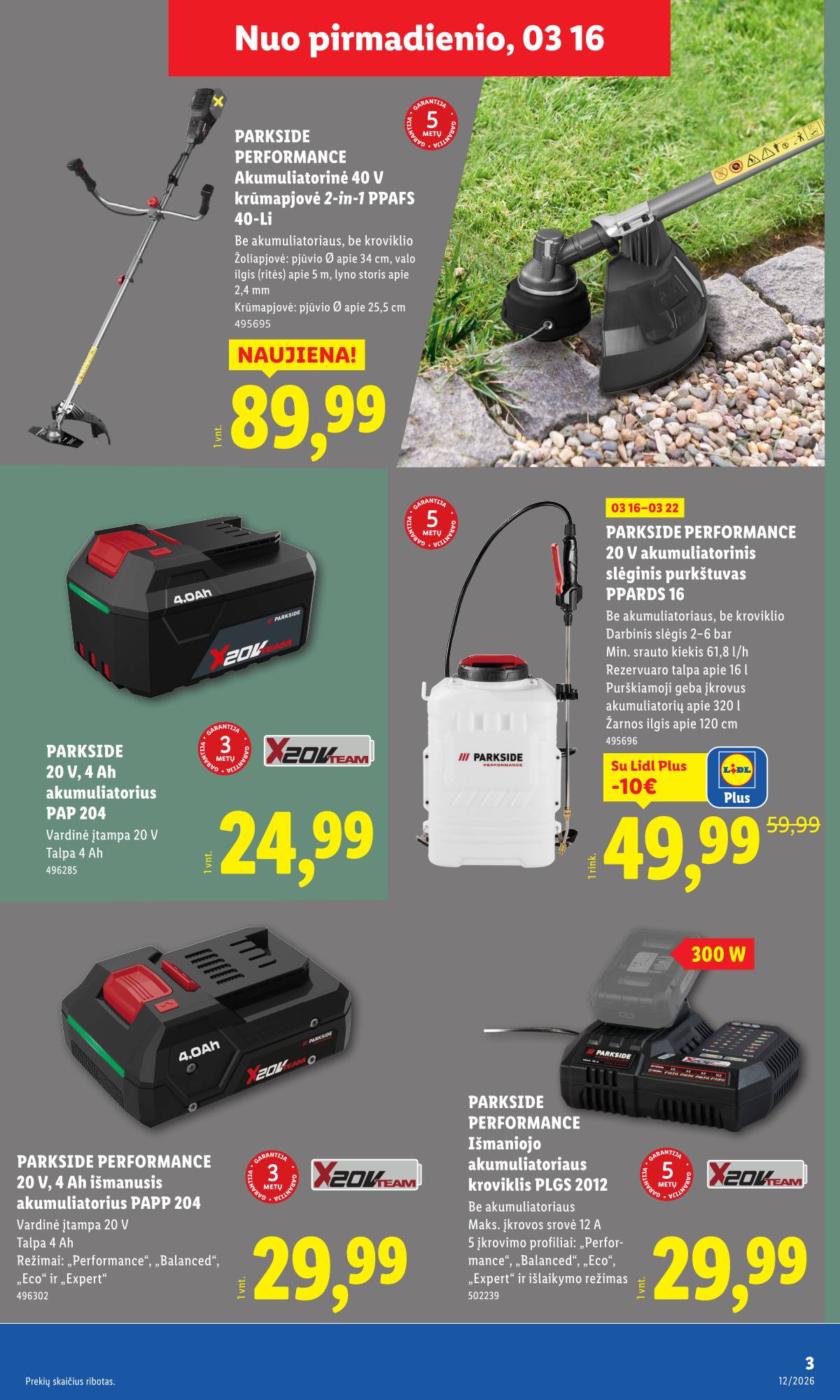 Lidl - LIDL Ne maisto prekių akcijų leidinys 3 puslapis