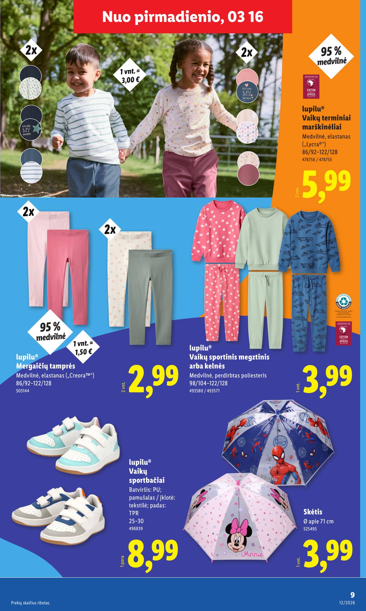 Lidl - LIDL Ne maisto prekių akcijų leidinys 9 puslapis