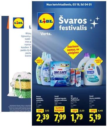 Lidl - LIDL akcijos nuo ketvirtadienio | 2026-02-19 - 2026-02-22 2026-03-19 – 2026-04-01