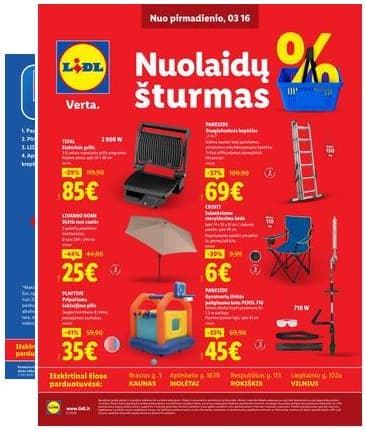 Lidl - Keturiose LIDL parduotuvėse! 2026-03-16 – 2026-03-22