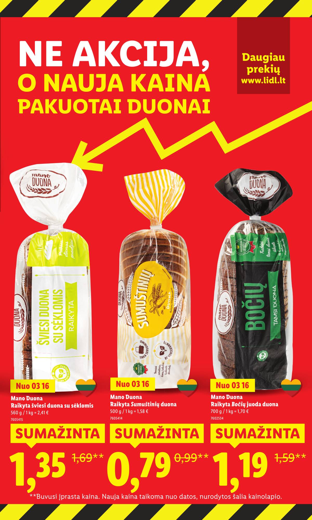 Lidl - Toliau mažiname kainas 3 puslapis