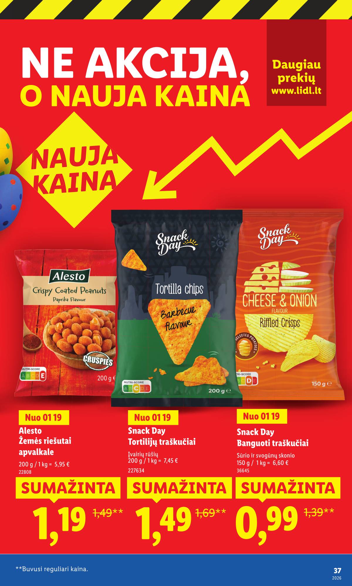 Lidl - Toliau mažiname kainas 37 puslapis