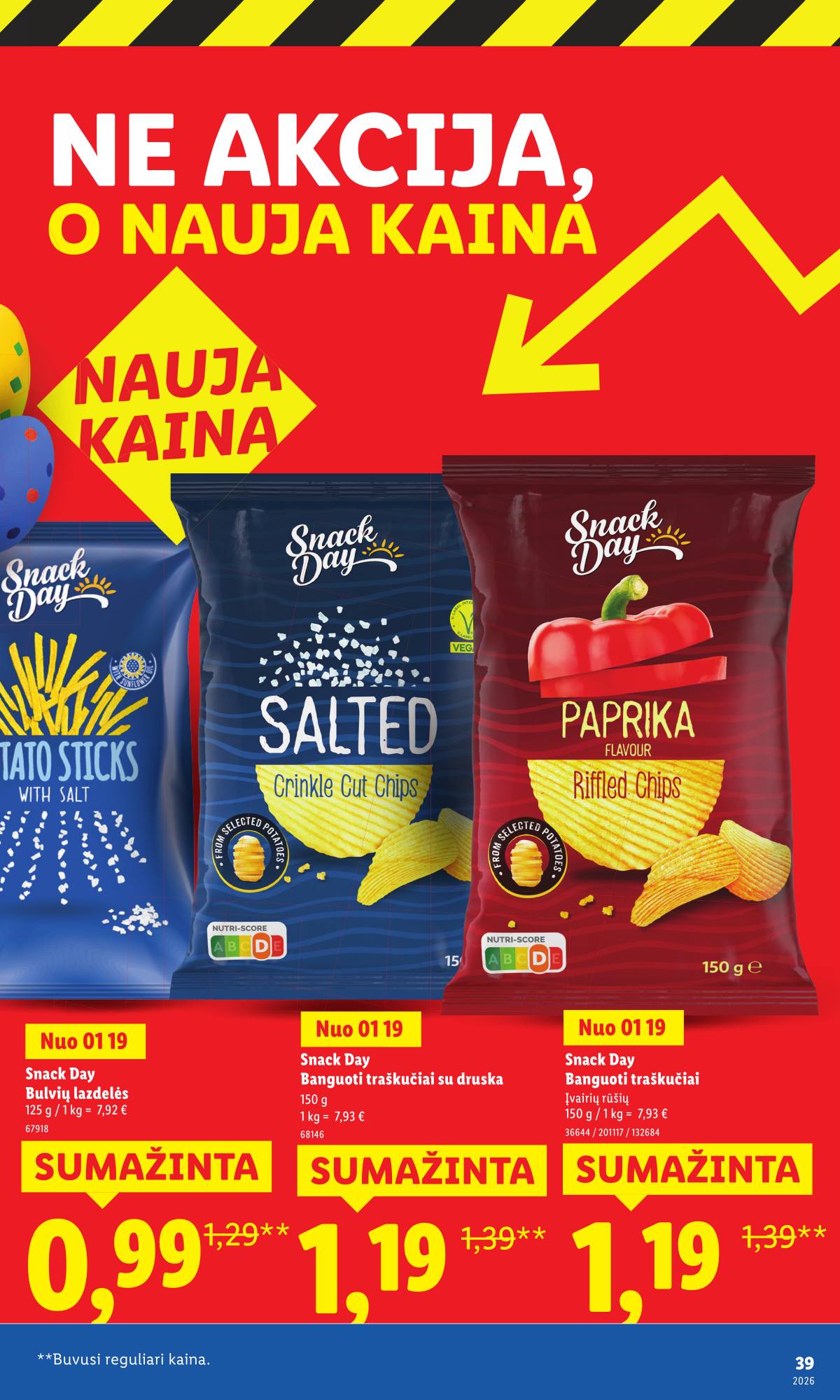 Lidl - Toliau mažiname kainas 39 puslapis