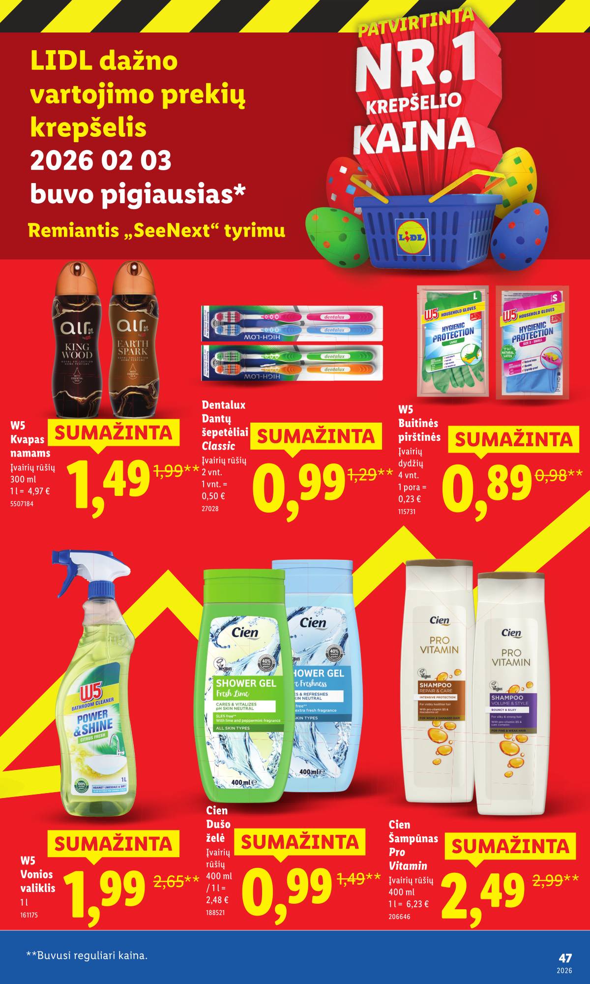 Lidl - Toliau mažiname kainas 47 puslapis