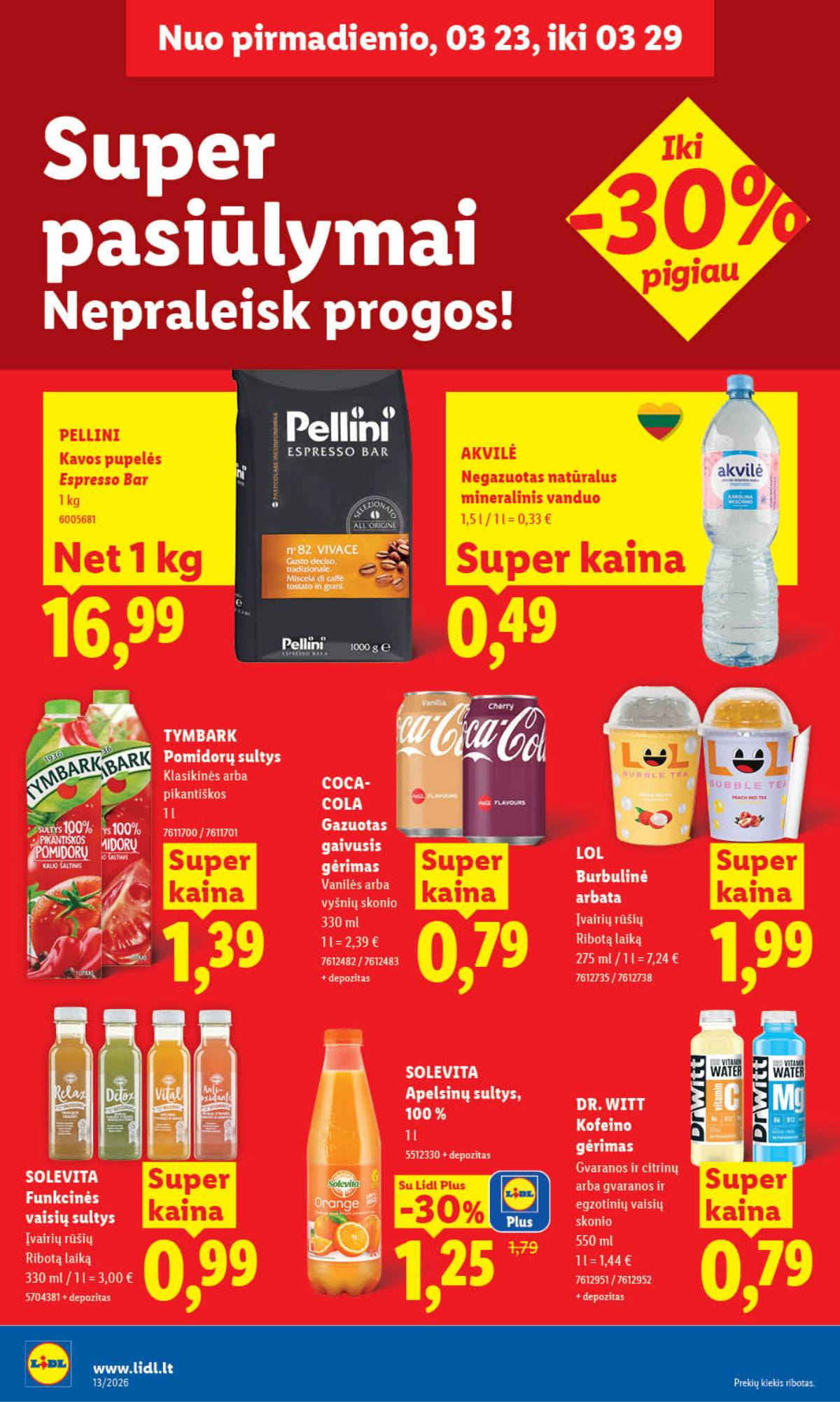 Lidl - LIDL SAVAITĖS Maisto prekių akcijų leidinys 20 puslapis
