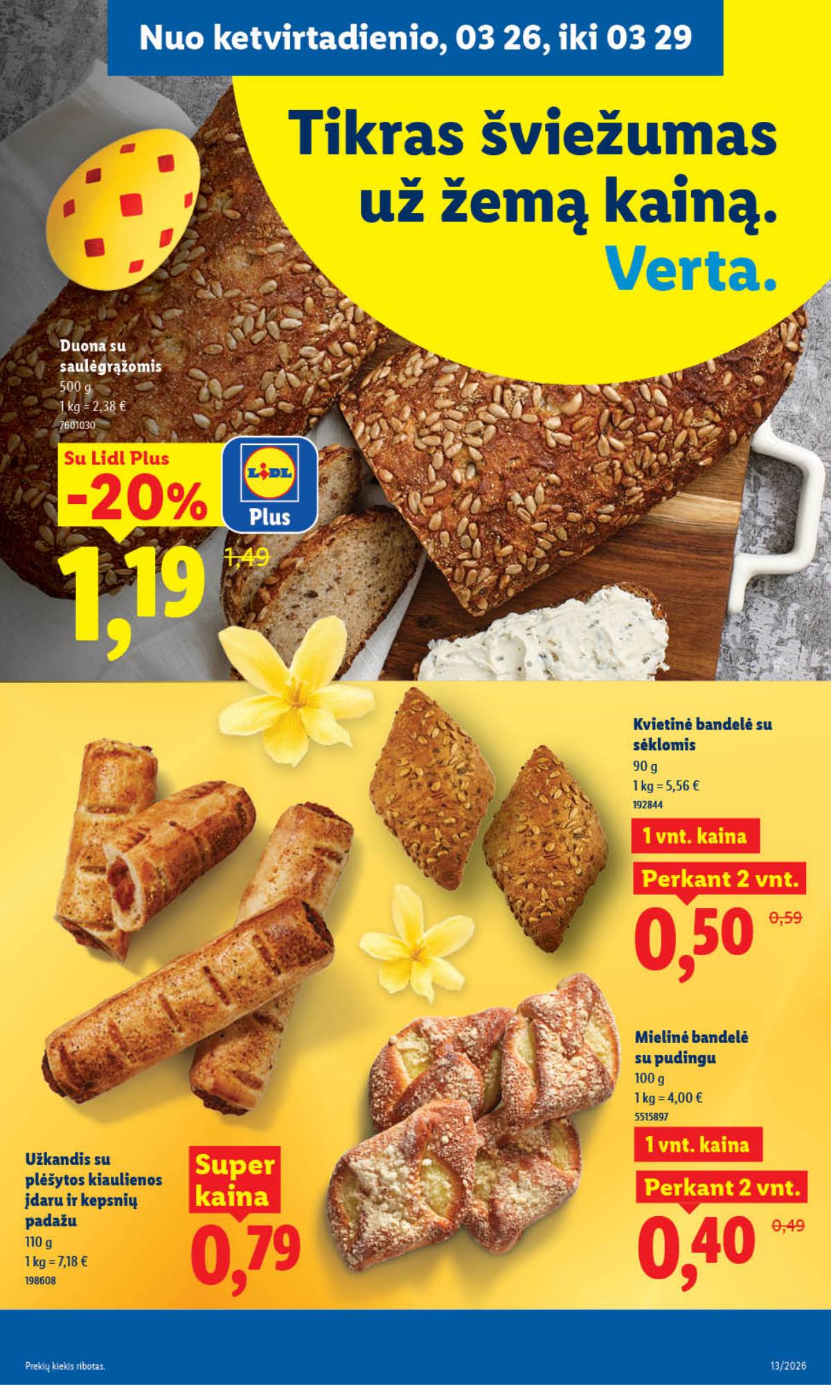 Lidl - LIDL SAVAITĖS Maisto prekių akcijų leidinys 29 puslapis